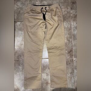 Tommy Hilfiger Men's Khaki Chino tie-waist pants-sz. M